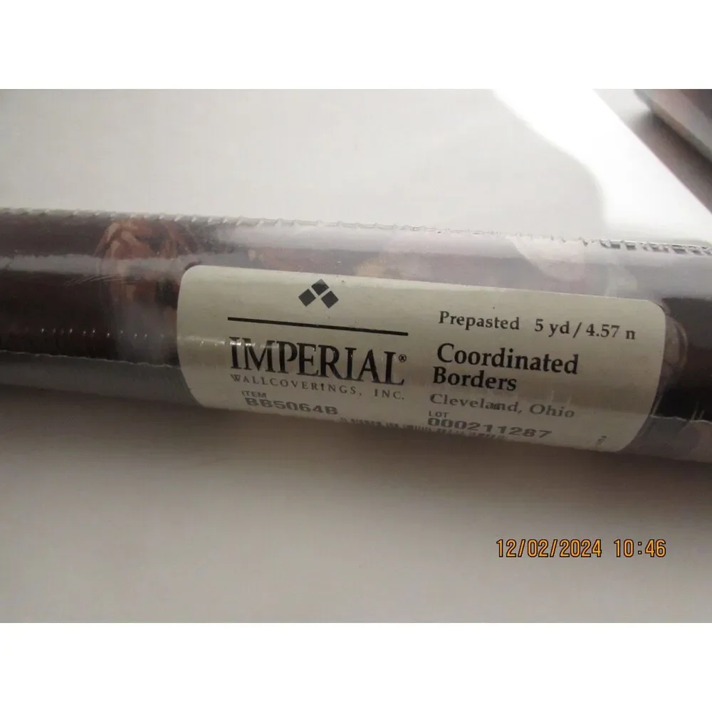 Imperial Wallcovering prepasted borders 10 yd kitchen dining room daisy corn new